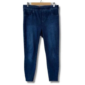 Spanx Jean-ish® Ankle Leggings Skinny Jeans Twilight Rinse Women's XL